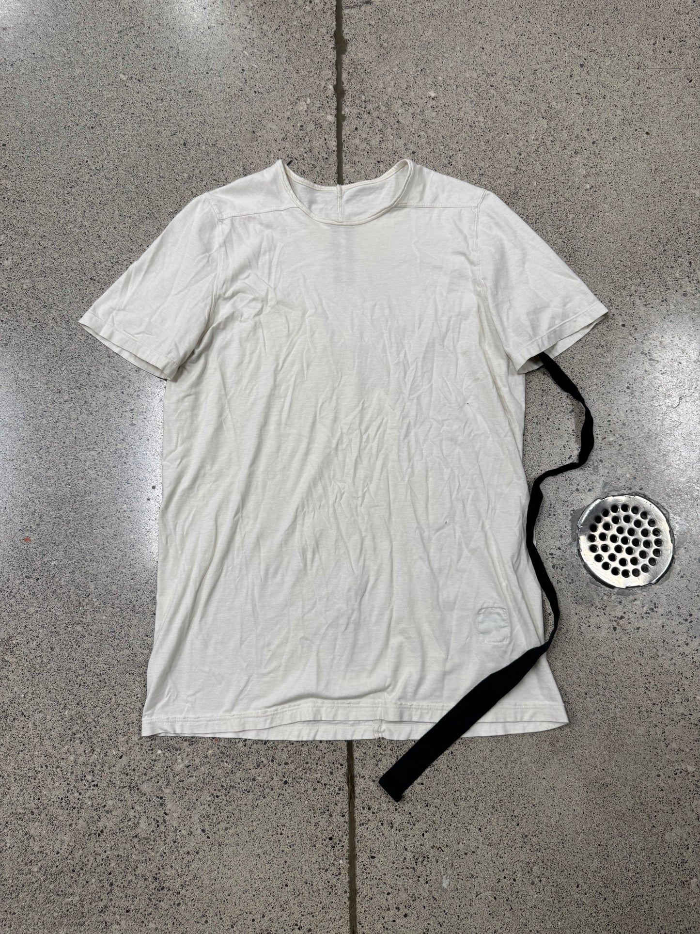 Rick Owens DRKSHDW ‘Natural’ White Short Sleeve Shirt