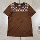 SS2009 Junya Watanabe ‘Floral’ Brown T-Shirt