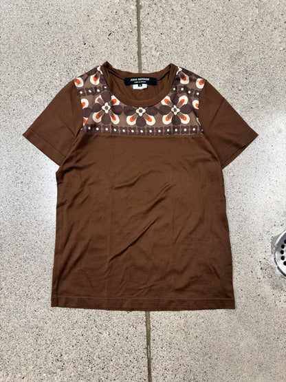 SS2009 Junya Watanabe ‘Floral’ Brown T-Shirt