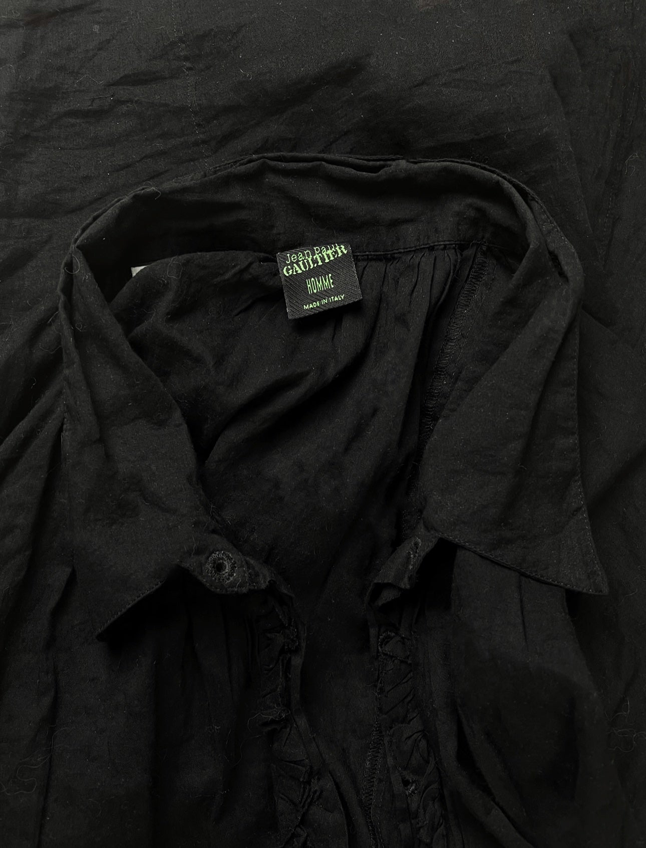 Vintage 1990s Jean Paul Gaultier ‘Vampire’ Lace Up Shirt