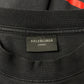 AW2023 Balenciaga ‘Metal Logo’ Faded Black Long Sleeve Shirt
