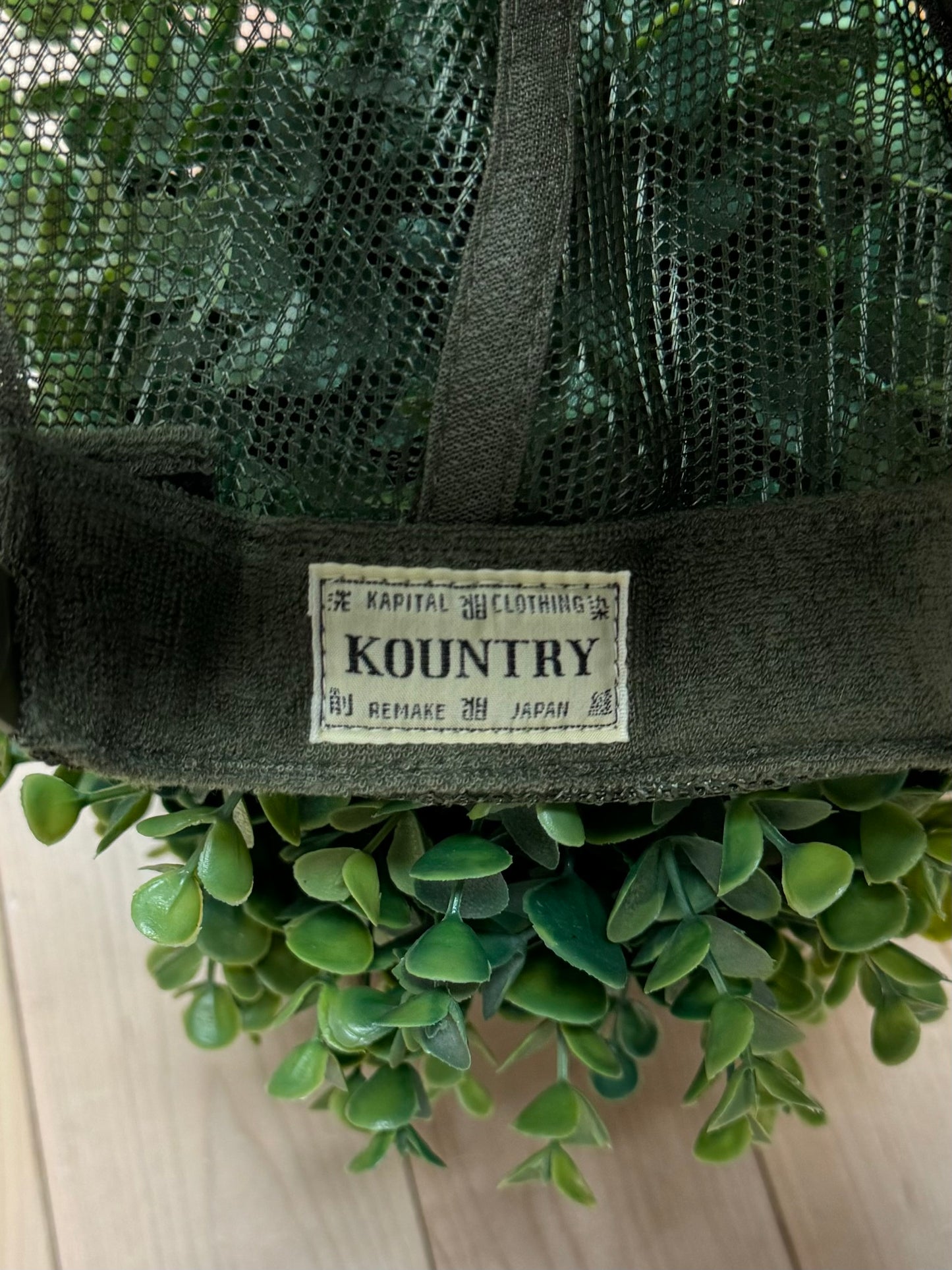 Kapital Kountry ‘Dirty Shrink’ Mesh Trucker Hat