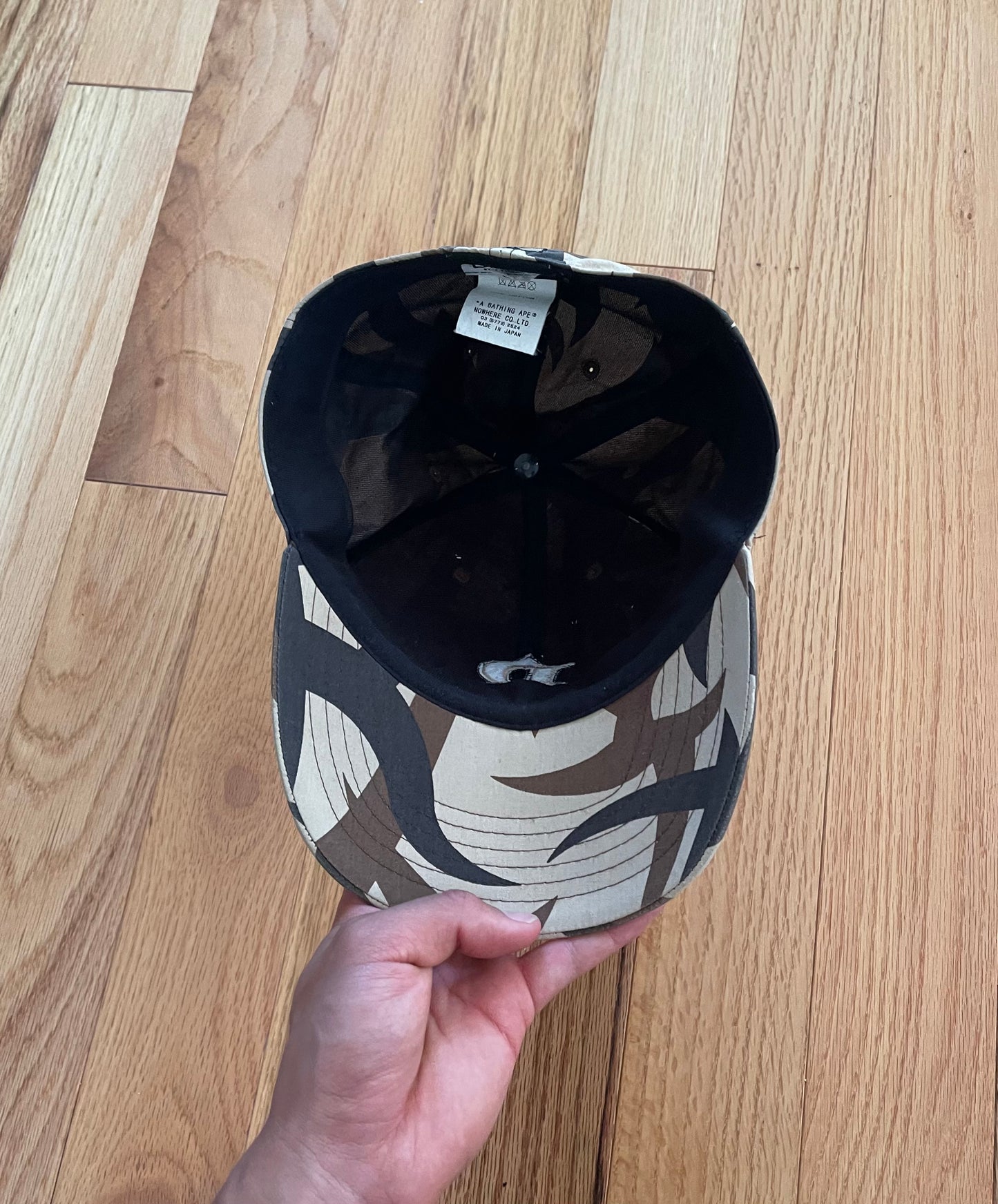 2000s Bape ‘Tribal Camo’ Fitted Baseball Cap