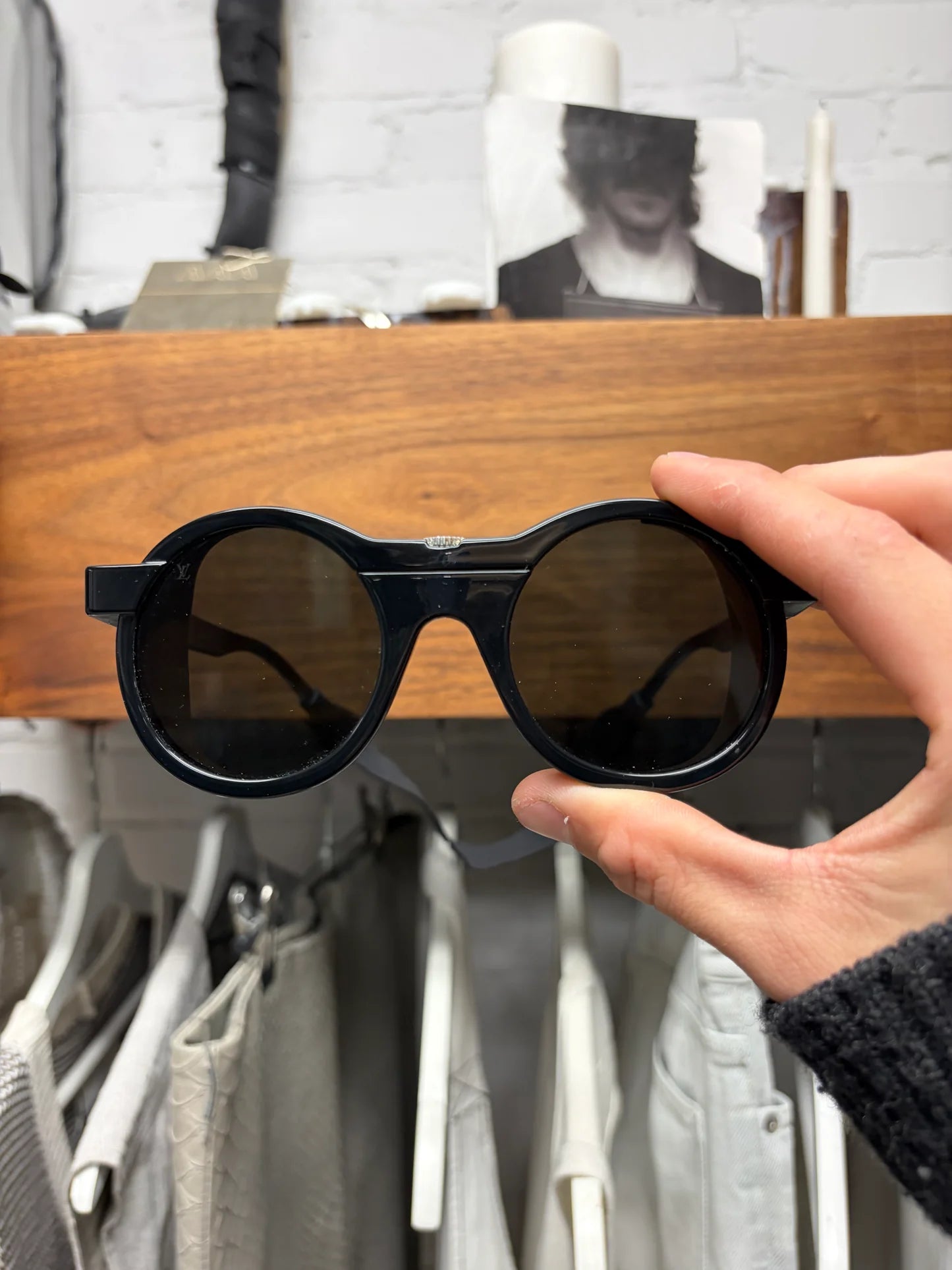 Louis Vuitton ‘Blackwood’ Steampunk Black Monogram Sunglasses