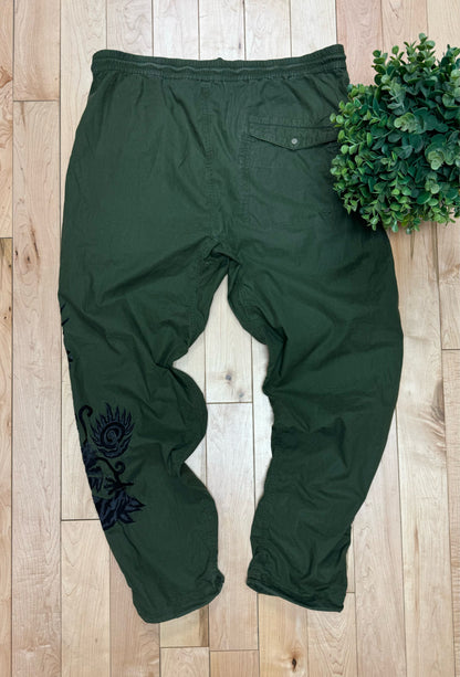 Maharishi ‘Dragon’ Embroidered Cargo Pants