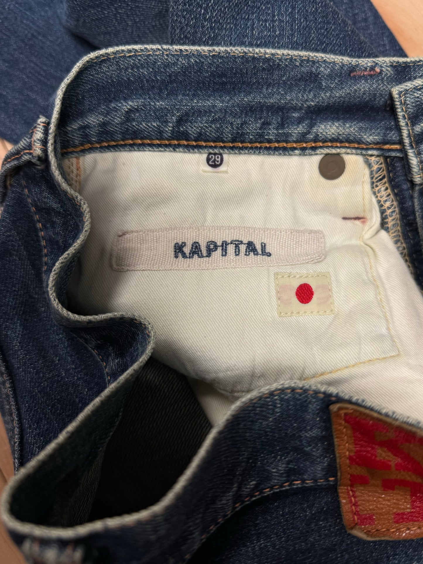 Kapital 12oz Raw Blue Bootcut Selvedge Denim