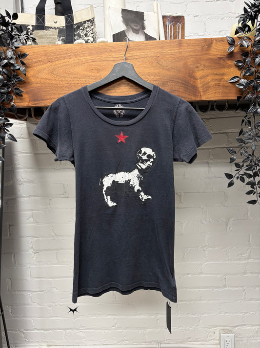 Chrome Hearts ‘Foti Dog’ Black/Red Graphic T-Shirt