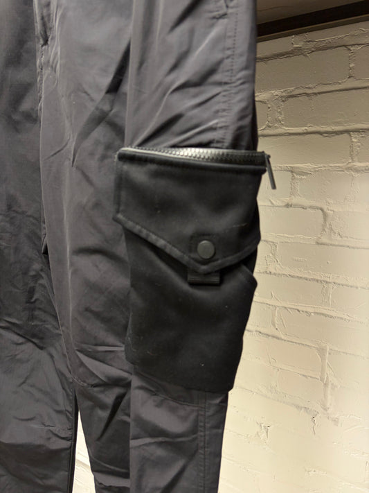 Dior Black Nylon Slim Cut Cargo Pants