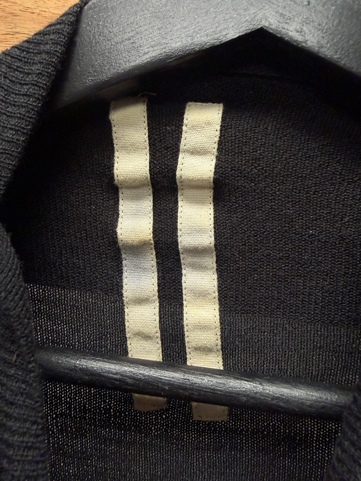 SS2014 Rick Owens ‘Vicious’ Mollino Ribbed Black Knit Cardigan