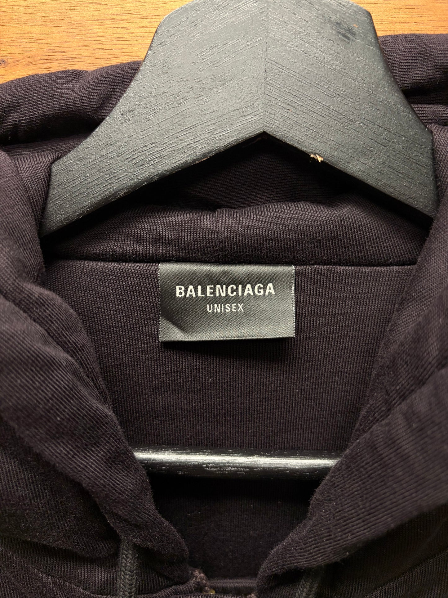 SS2025 Balenciaga ‘Airbrush Metal Logo’ MA-1 Sweatshirt Cotton Bomber Jacket