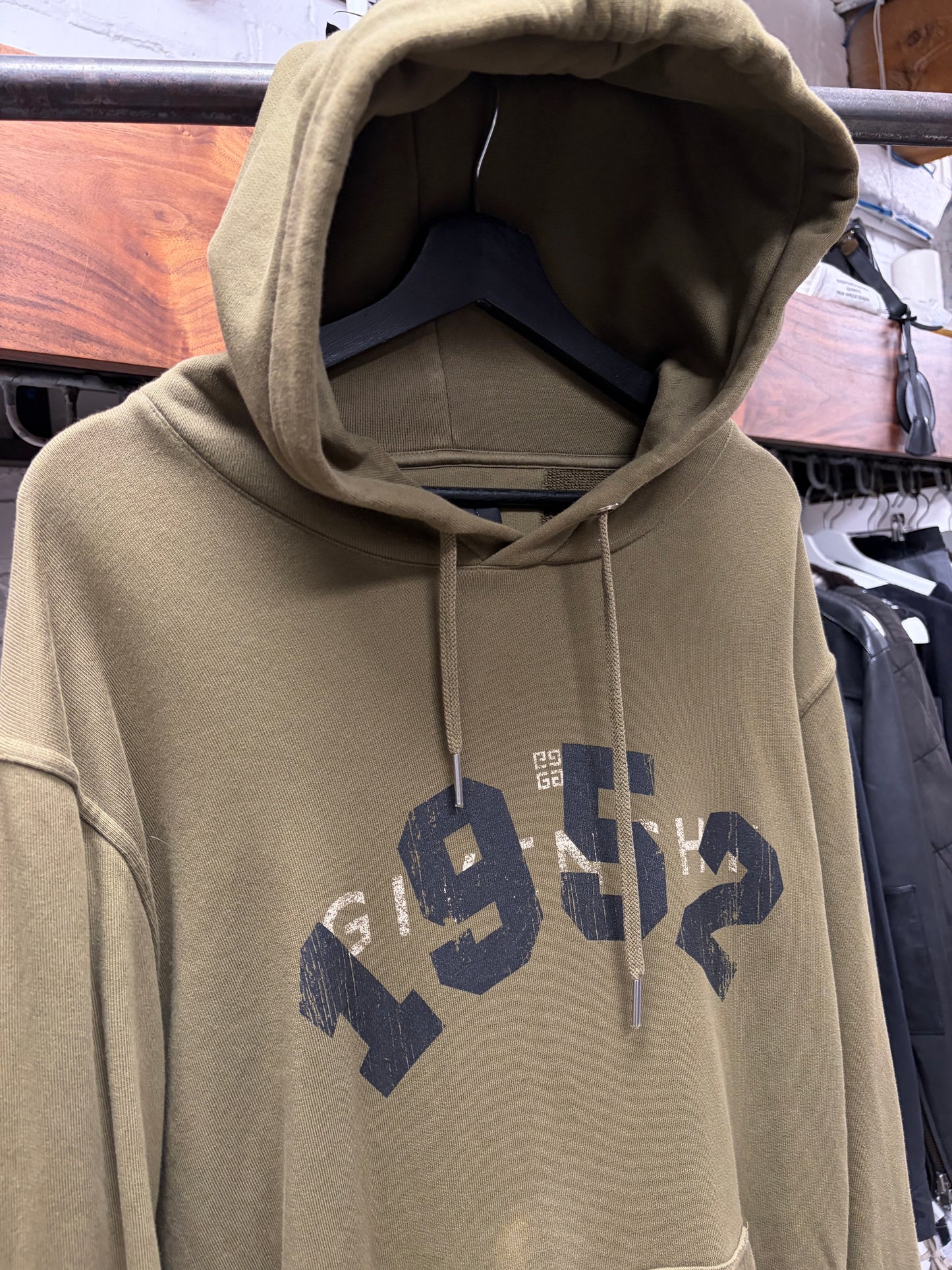 Givenchy ‘MMW 1952’ Green 4G Logo Hoodie
