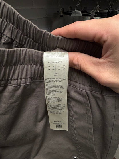 SS2025 Rick Owens ‘Hollywood’ Dust Brown ‘Bela’ Cargo Pants