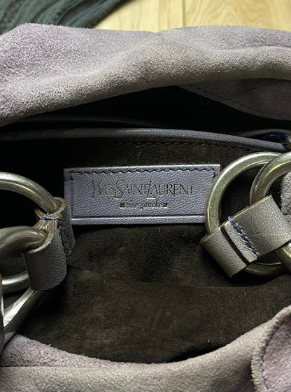 2000s YSL by Tom Ford ‘Nadia Rose’ Lavender Purple Suede Bag