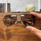 Chrome Hearts ‘Stains’ 18K Gold Aviator Sunglasses