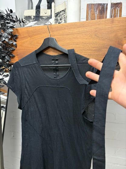 AW2008 Rick Owens ‘Stag’ Sheer Black ‘Level’ Tank Top