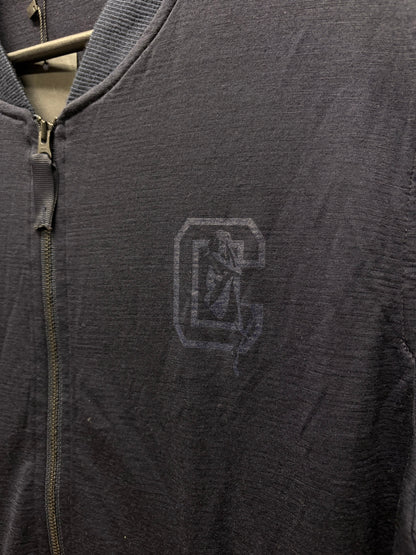 Hysteric Glamour ‘Varsity Logo’ Knit Lightweight Zip-Up Sweater
