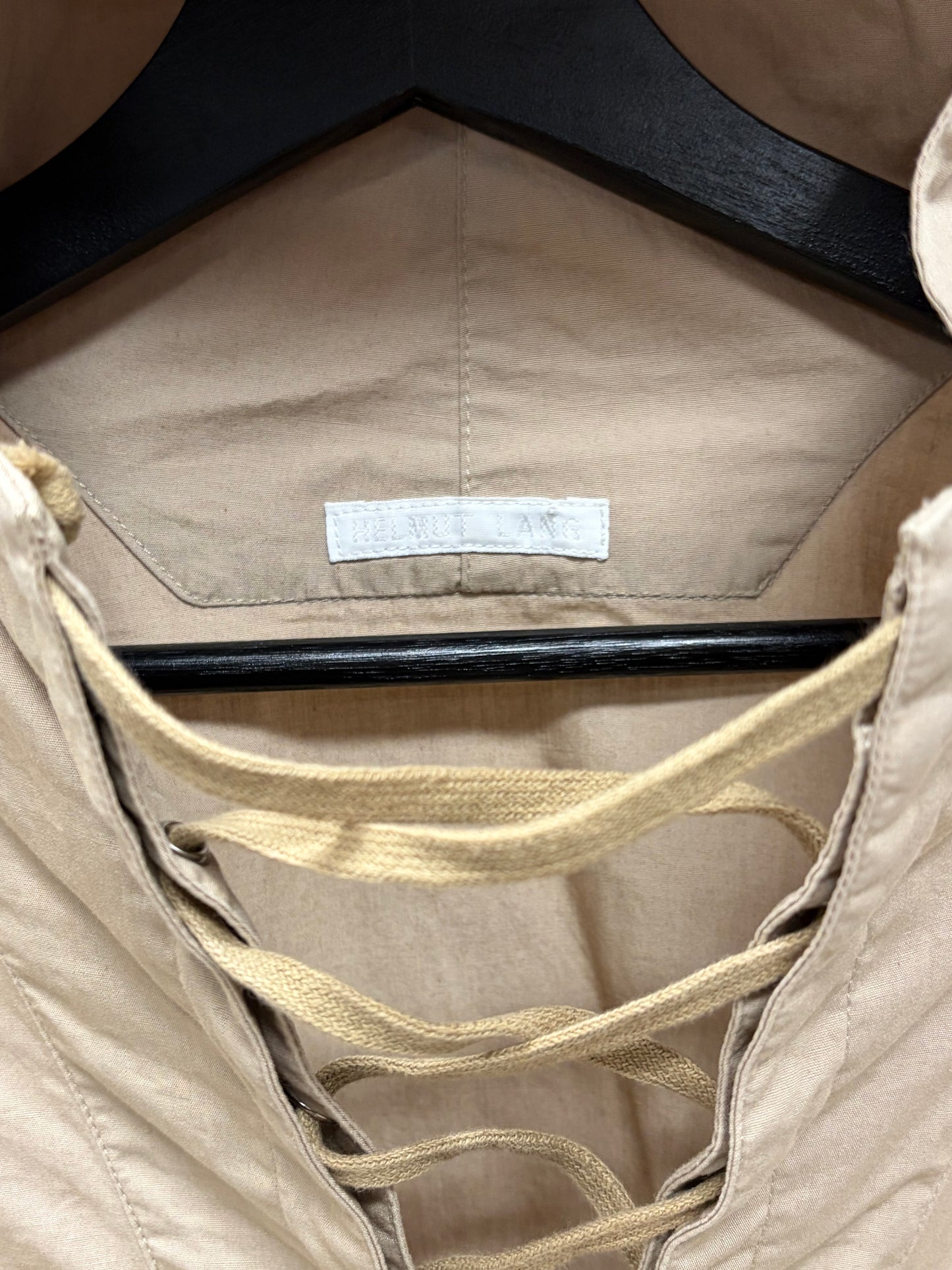 Vintage Helmut Lang Military Hooded Anorak ‘Smock’ Jacket