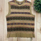 AW2023 Kapital 7G Bone Knit ‘Fair Isle’ Sweater Vest