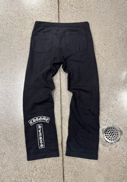 Chrome Hearts ‘T-Bar’ Black Sweatpants