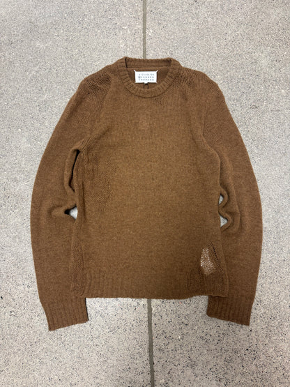 SS2016 Maison Margiela ‘Rust Orange’ Loose Gauge Knit Sweater