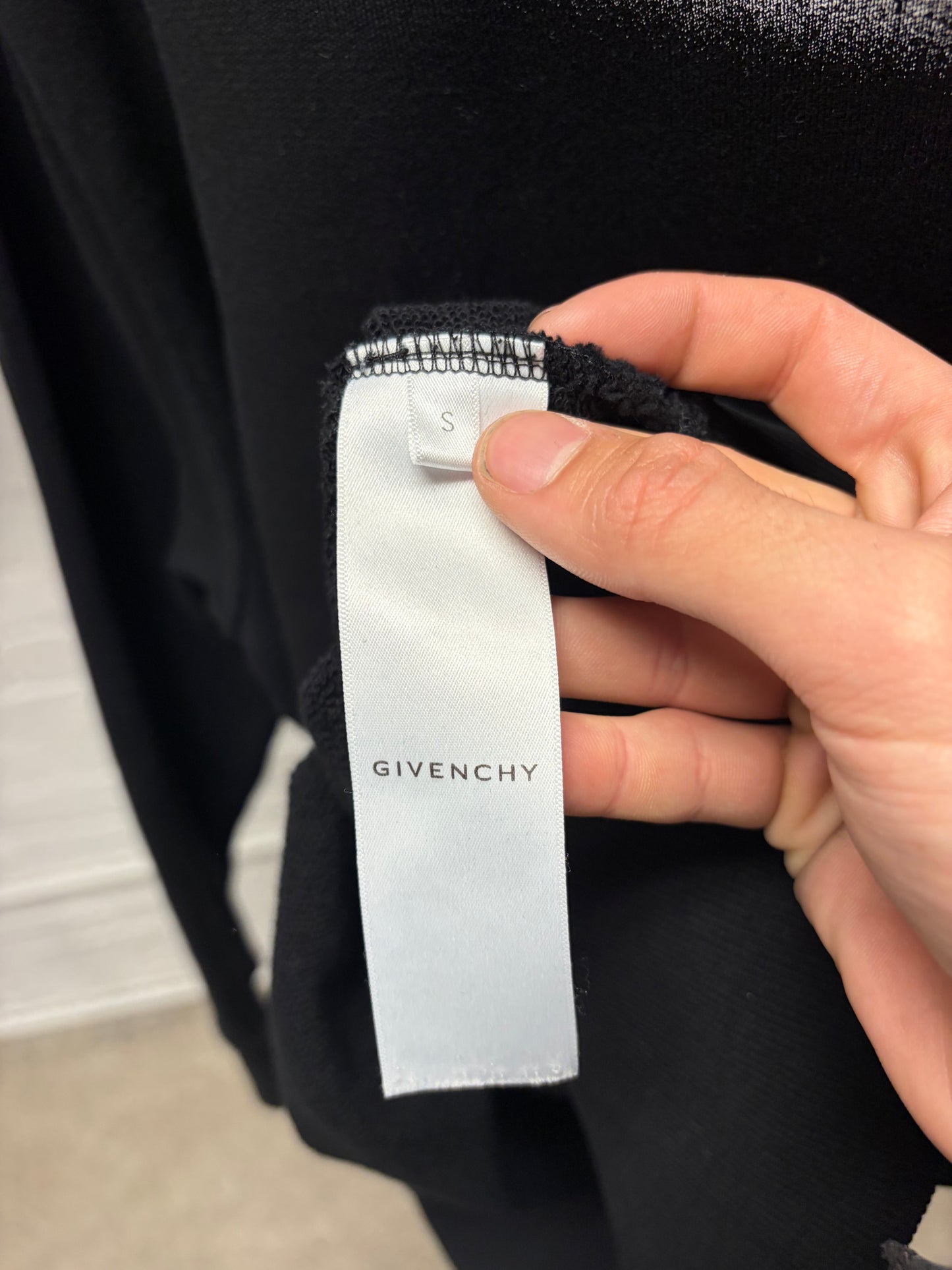Givenchy x Chito ‘Tag Effect’ Chain Embossed Collar Sweatshirt