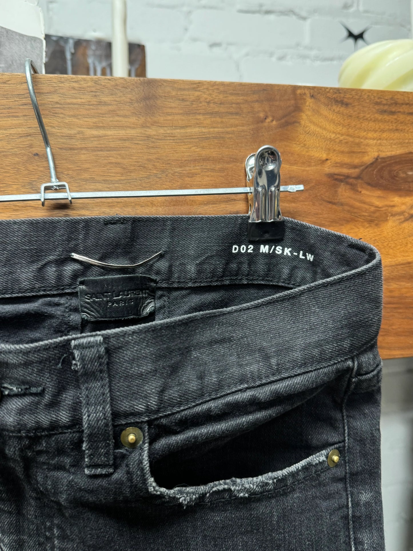 2015 Saint Laurent by Hedi Slimane ‘D02’ Crash Denim