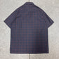Vintage 1990s Yohji Yamamoto ‘A.A.R.’  Tartan Plaid Button Up Work Shirt