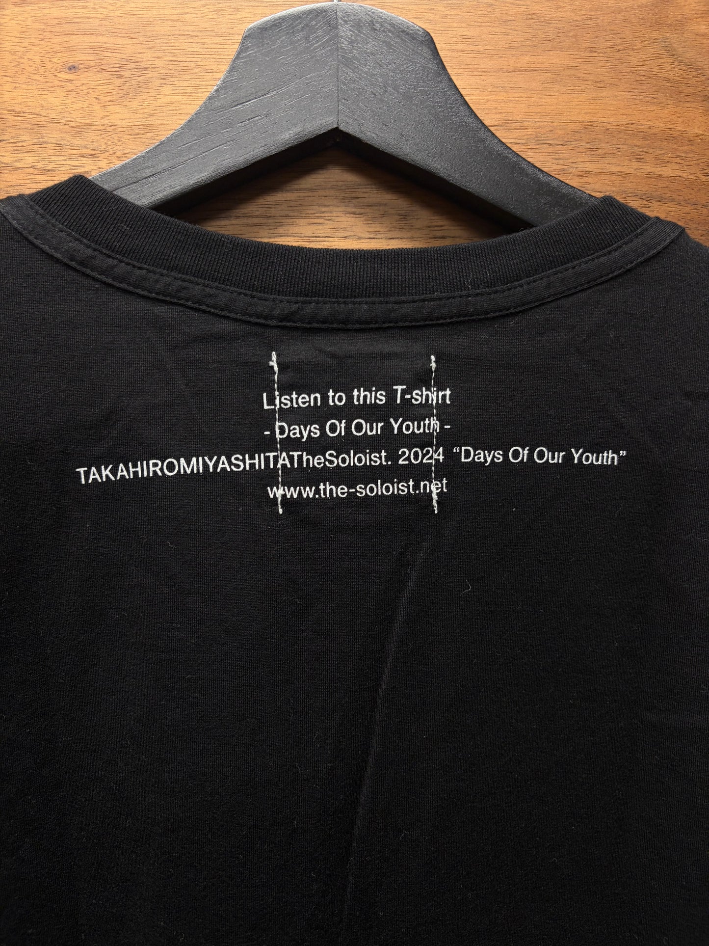Takahiro Miyashita the Soloist ‘Days of Our Youth’ Black/White Graphic T-Shirt
