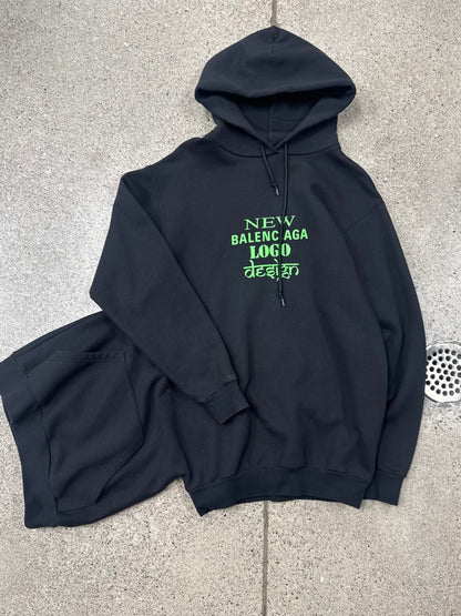 Balenciaga ‘New Logo’ Pullover Hoodie
