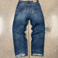 2021 Balenciaga Blue Washed Heel Bite Denim