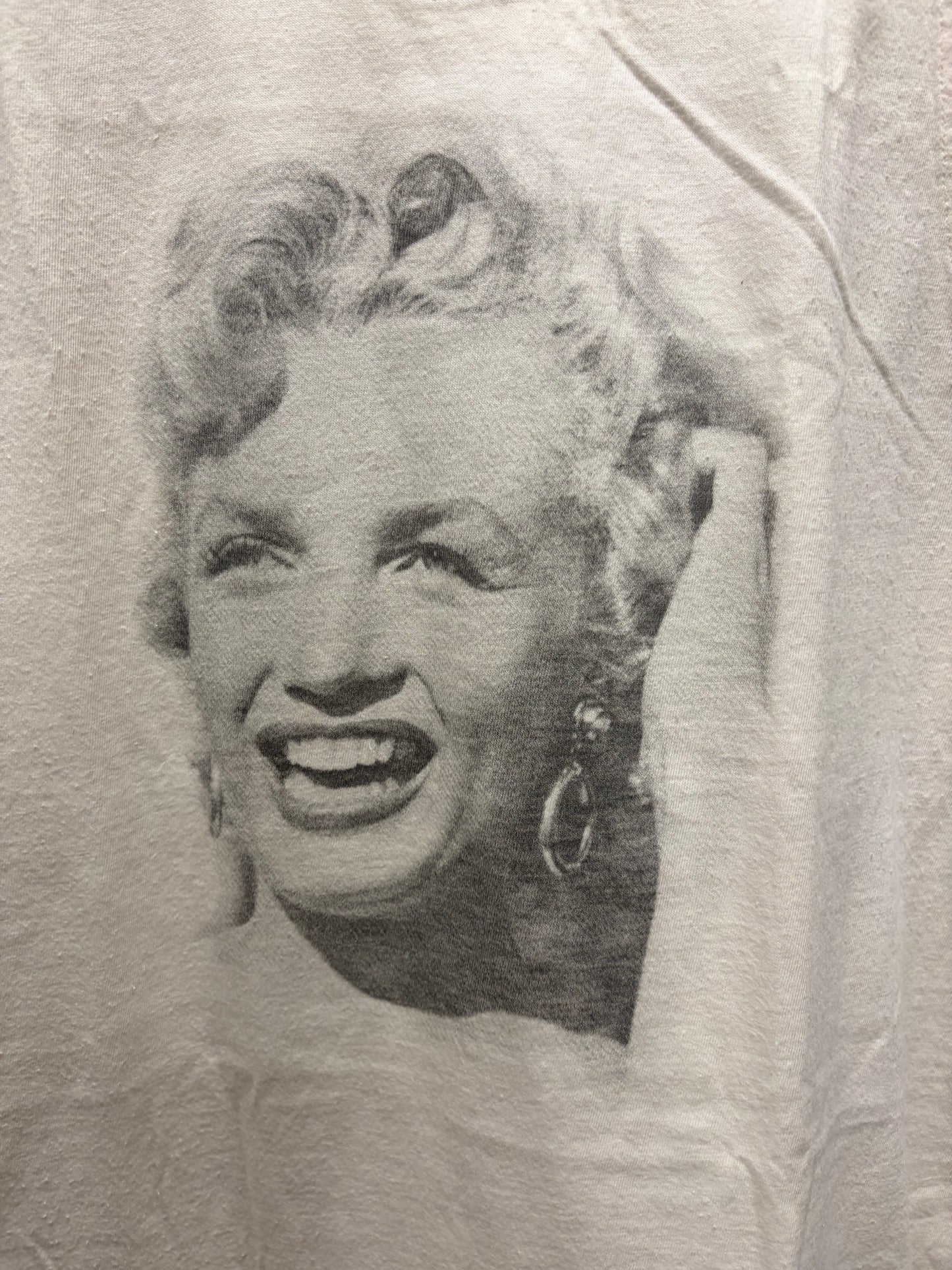 Vintage 2006 Dolce & Gabbana ‘Marilyn Monroe’ Portrait Print White Tank Top