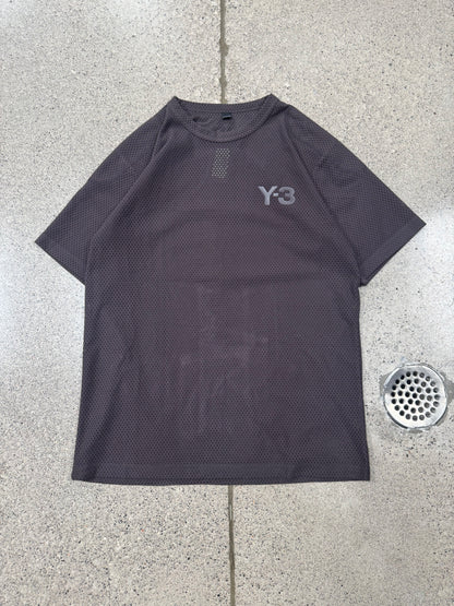 Y-3 by Yohji Yamamoto ‘Jersey Mesh’ Short Sleeve T-Shirt