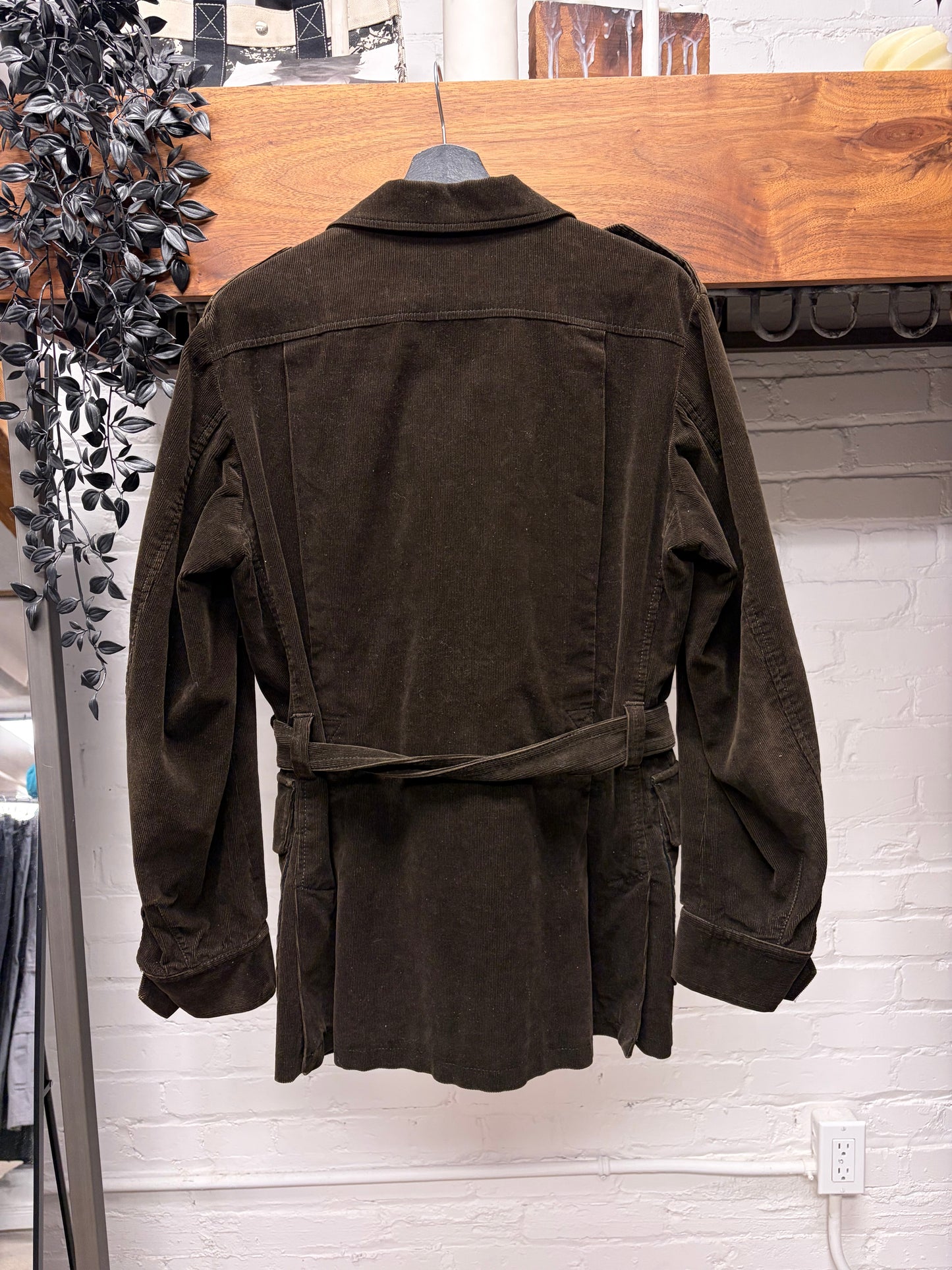 Vintage Yohji Yamamoto ‘Y’s’ Brown Corduroy Belted Field Jacket