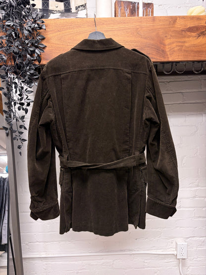 Vintage Yohji Yamamoto ‘Y’s’ Brown Corduroy Belted Field Jacket