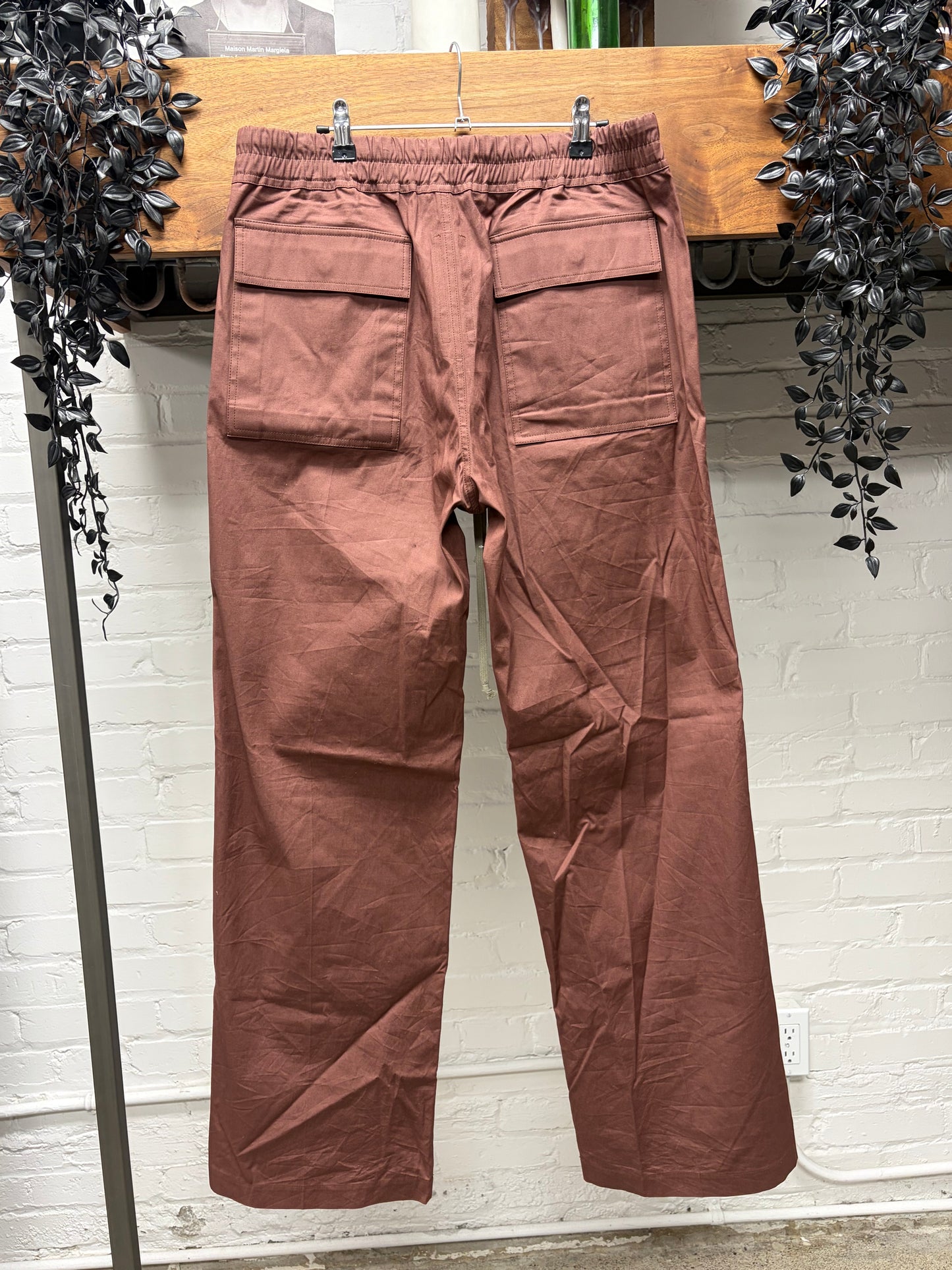 SS2021 Rick Owens ‘Phlegethon’ Throat ‘Bela’ Wide Leg Drawstring Pants