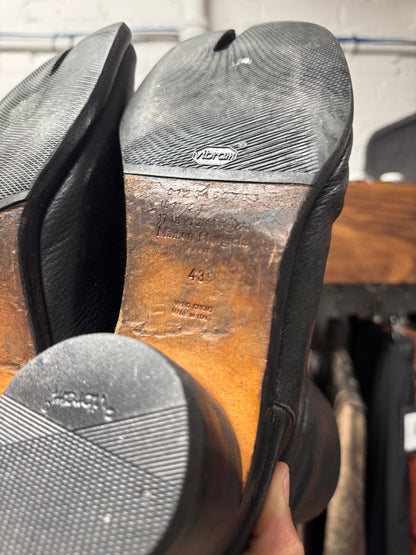 Maison Margiela ‘Tabi’ Split Toe Platform Heel Leather Boots