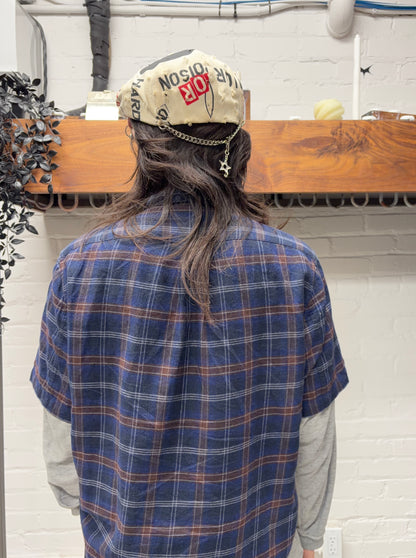 2004 Dior by John Galliano ‘Hardcore’ Pierced Beret