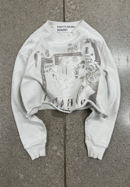 Enfants Riche Deprimes ‘Bath House Orgy’ Cropped Sweatshirt