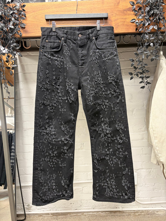 Acne Studios ‘2021M’ Distressed Black ‘Night Sky’ Denim