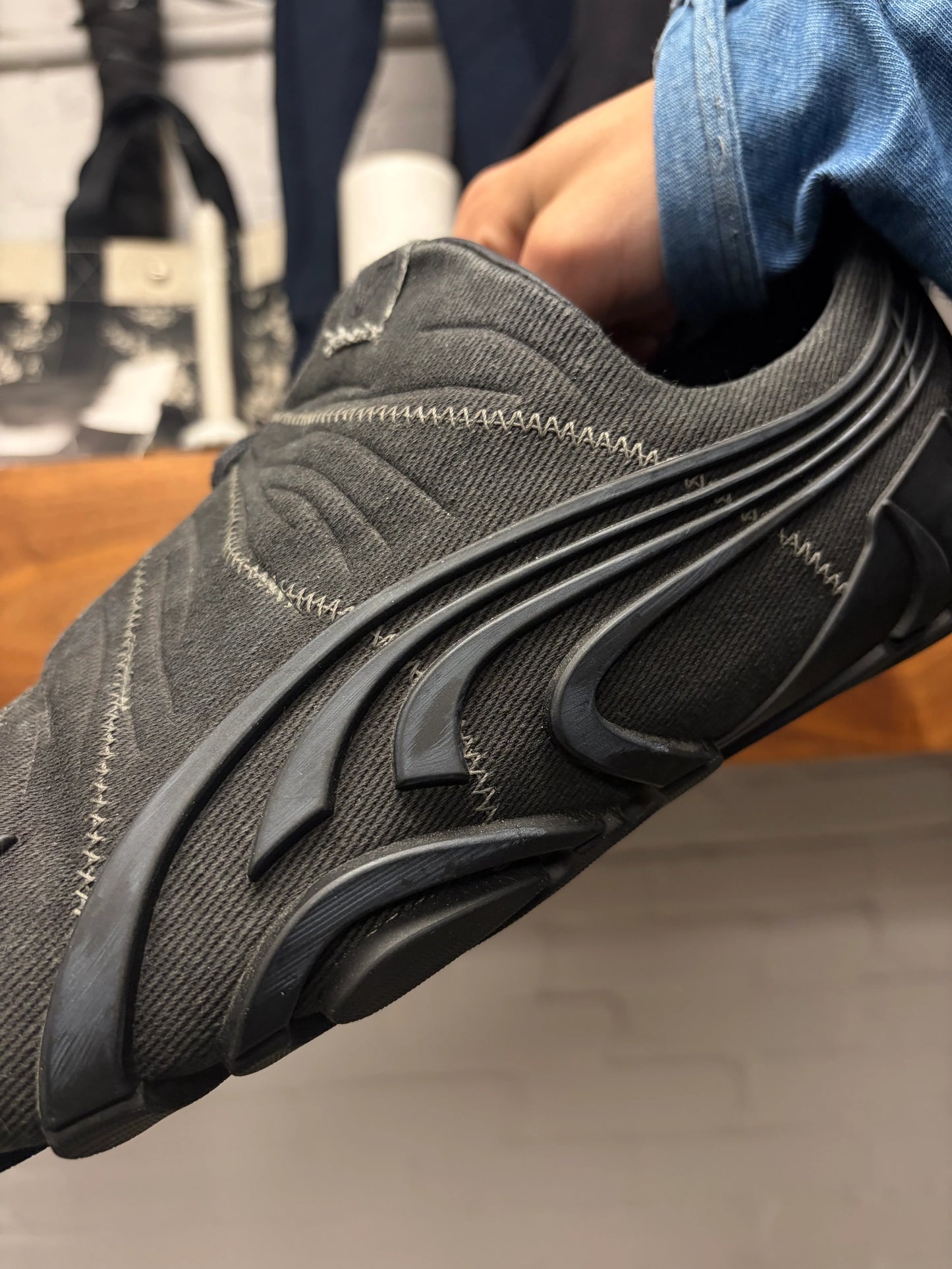 No Faith Studios x Puma ‘Talon’ Flat Medium Grey Low Top Sneakers