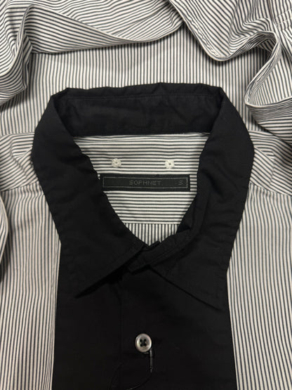 Sophnet Black/White Pinstripe Button Down Shirt