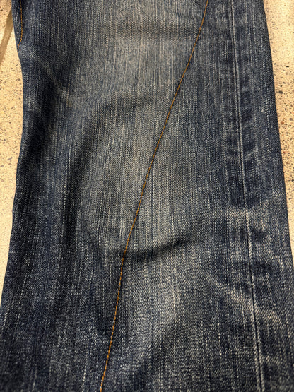 2000s Junya Watanabe c Levi’s ‘501’ Contrast Stitch Bootcut Denim