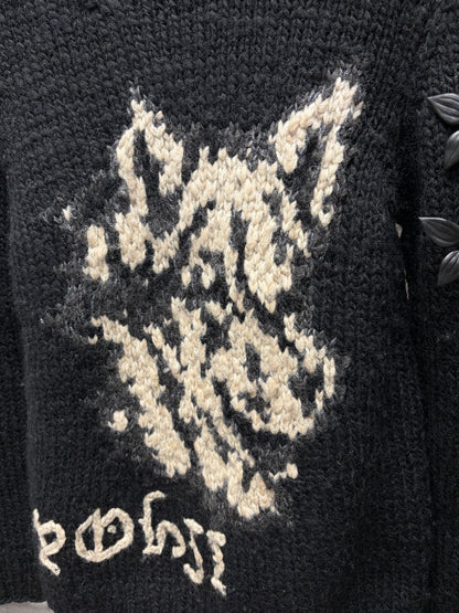 Yohji Yamamoto ‘Dog Knit’ Black Wool Sweater