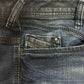 Diesel Dark Washed Blue Bootcut Denim