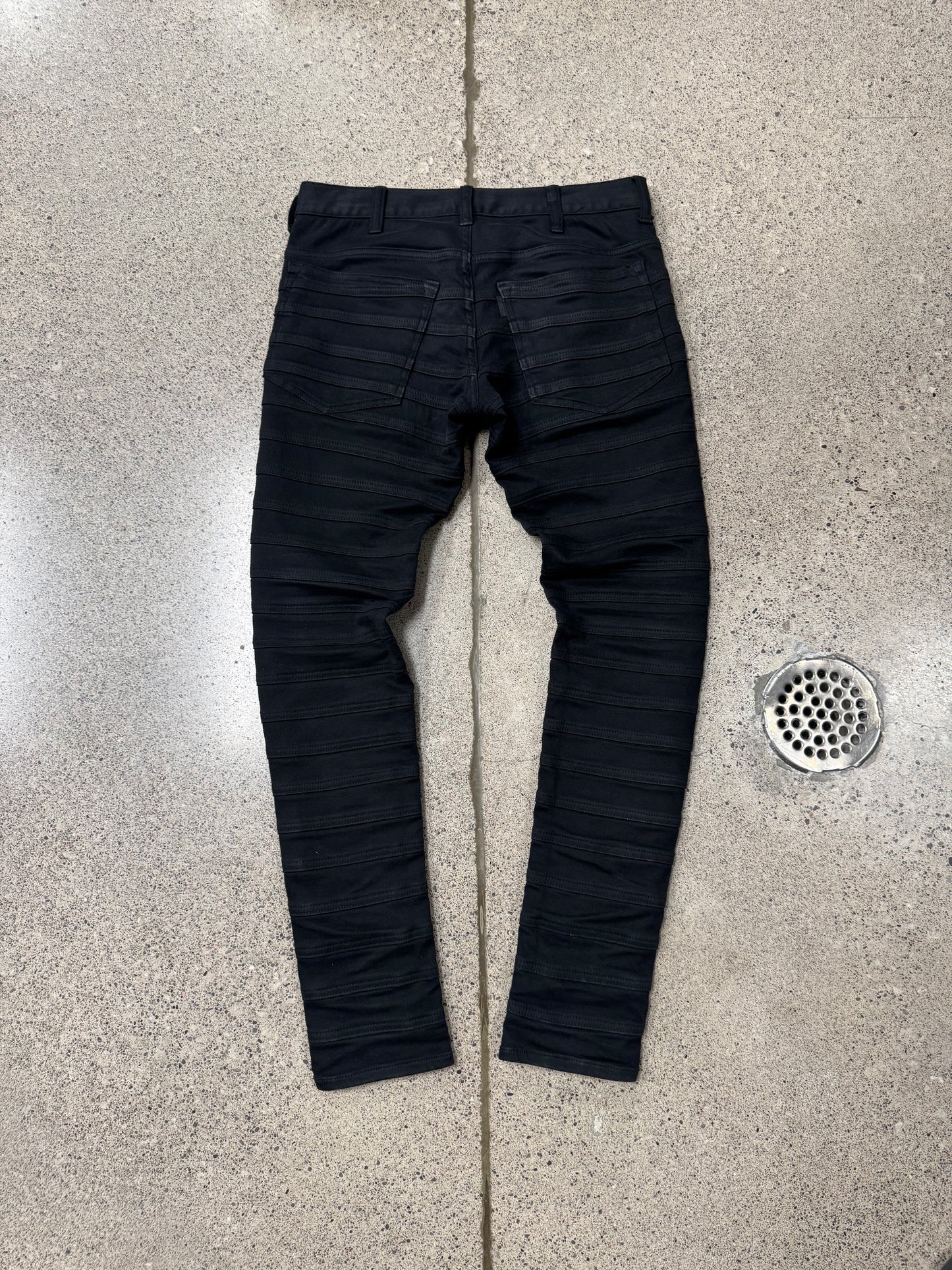 AW2013 Undercover ‘Anatomicouture’ Hagi Black Layered Skinny Jeans