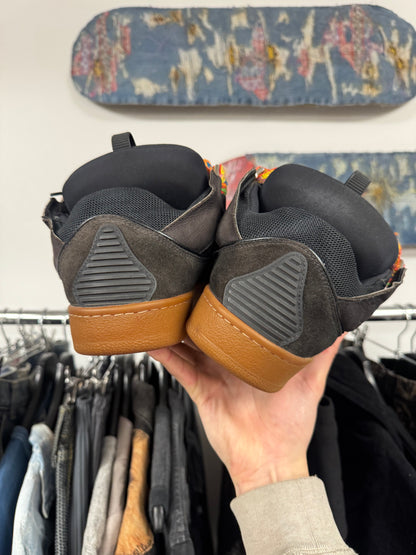 Lanvin Curb Jumbo Lace Low Top Skate Sneakers