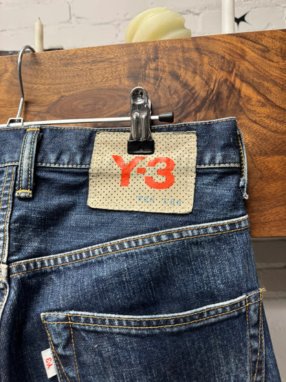 SS2004 Y-3 Yohji Yamamoto x Adidas ‘3-Stripe’ Blue 1/500 Selvedge Denim