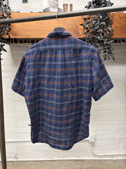 Chrome Hearts ‘Heywood’ 925 Silver ‘Dagger Zip’ Plaid Short Sleeve Shirt