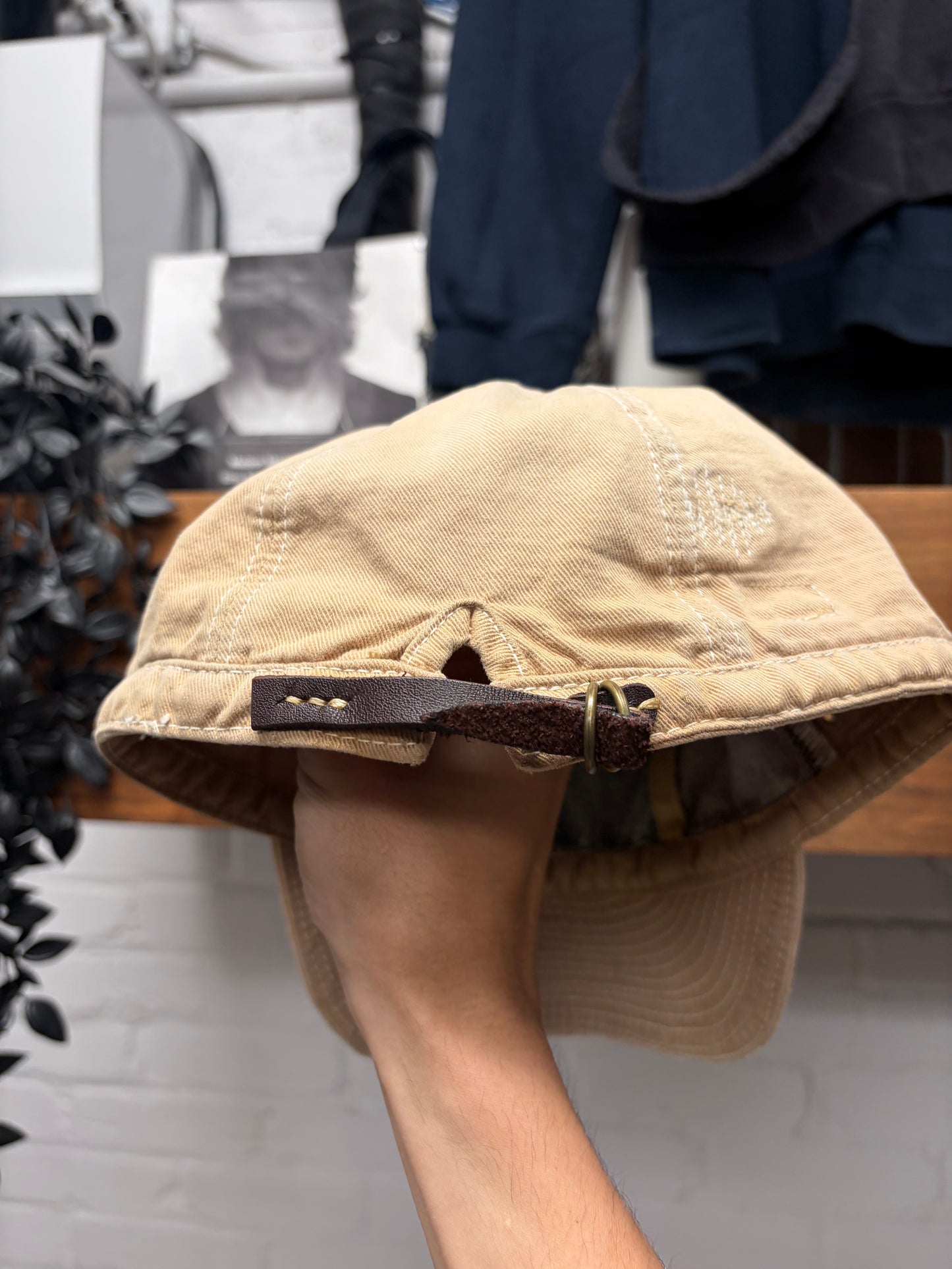 Kapital ‘Sashiko’ Hand Repaired Denim Strap-Back Cap