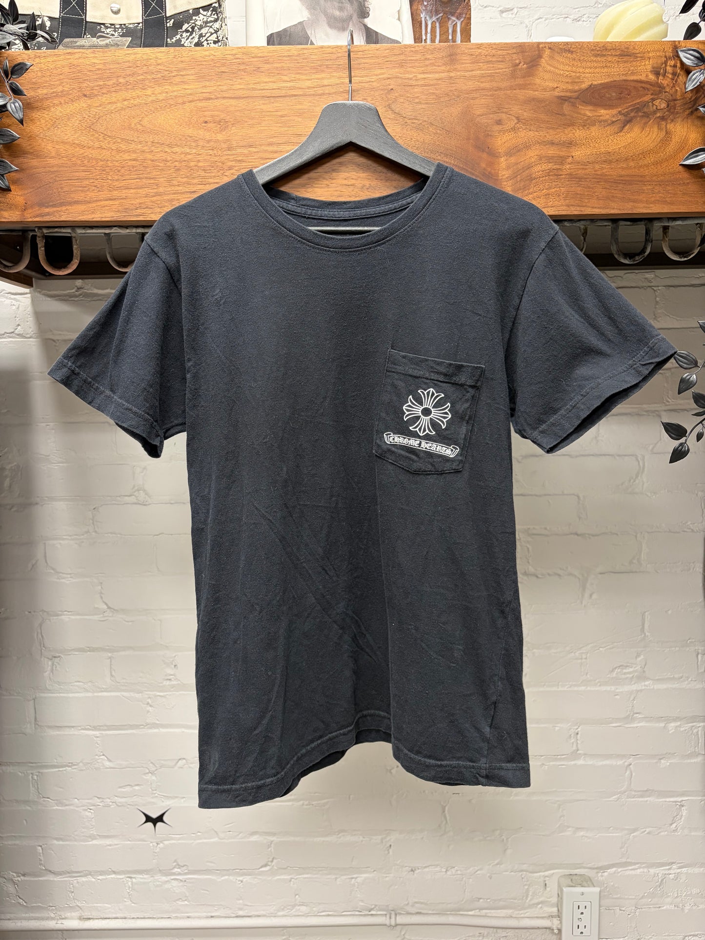 Chrome Hearts ‘Dagger Vine’ Script Logo Black Graphic T-Shirt